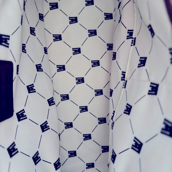 ANTONIO MELANI Black Leather Croc-Embossed Tote Bag NWOT - Picture 13 of 13